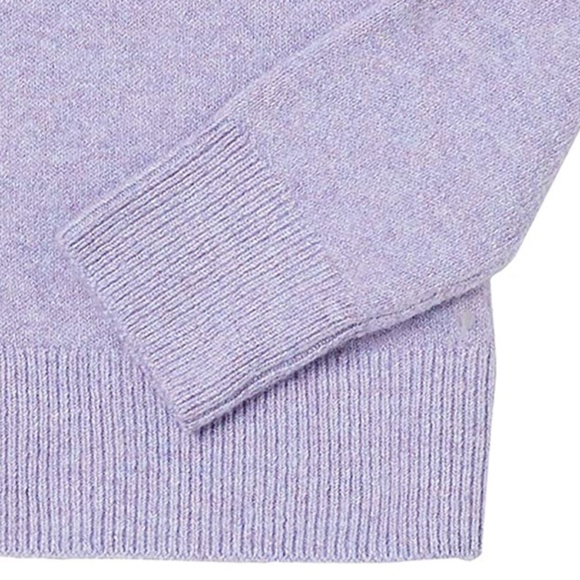 NEW: Ultrasoft Mauve Crewneck Knit Sweater - Picture 3 of 3